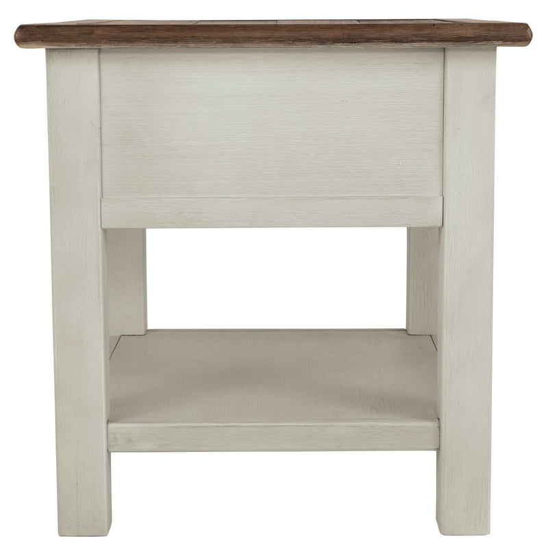 Bolanburg - Oak & White - End Table - Ornate Home