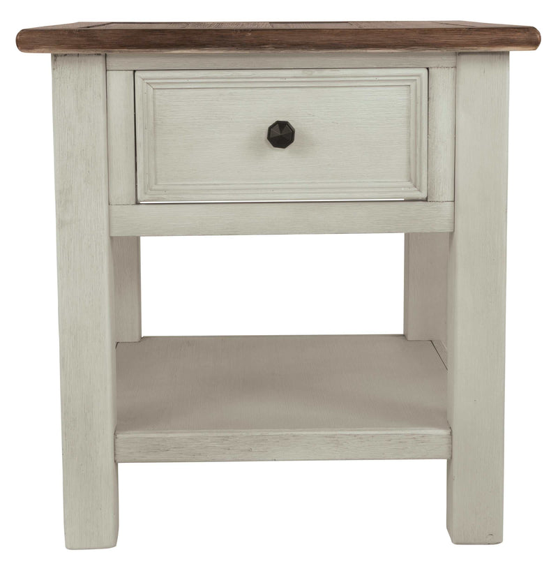 Bolanburg - Oak & White - End Table - Ornate Home