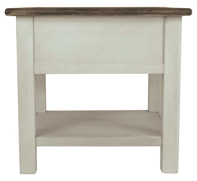 Bolanburg - Oak & White - End Table - Ornate Home