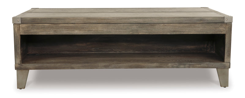 Chazney Rustic Brown Lift Top Coffee Table