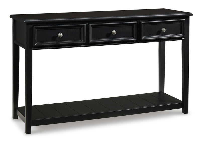 Beckincreek Black Sofa Table