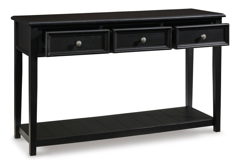 Beckincreek Black Sofa Table