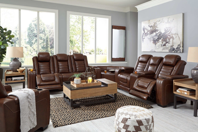 [CYBER WEEK] Backtrack - Chocolate - Power Reclining Sofa, Loveseat & Chair / 3pc Set - Ornate Home