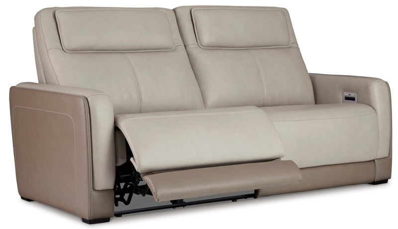 Battleville Almond Power Reclining Sofa