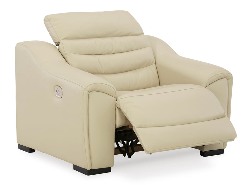 Center Line Cream Power Recliner