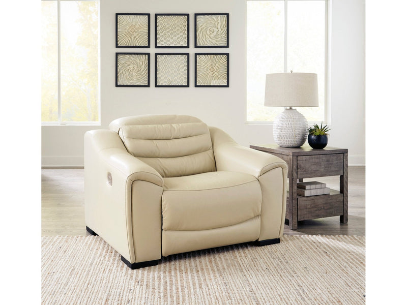 Center Line Cream Power Recliner