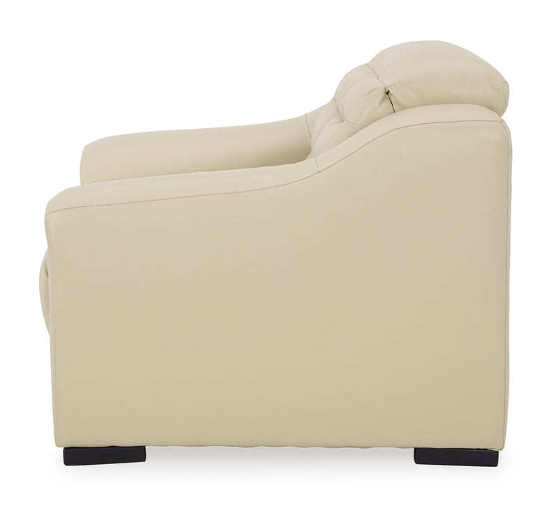 Center Line Cream Power Recliner