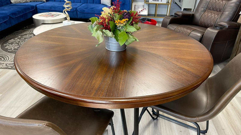 Centiar - Two-tone Brown - Round Dining Table - Ornate Home