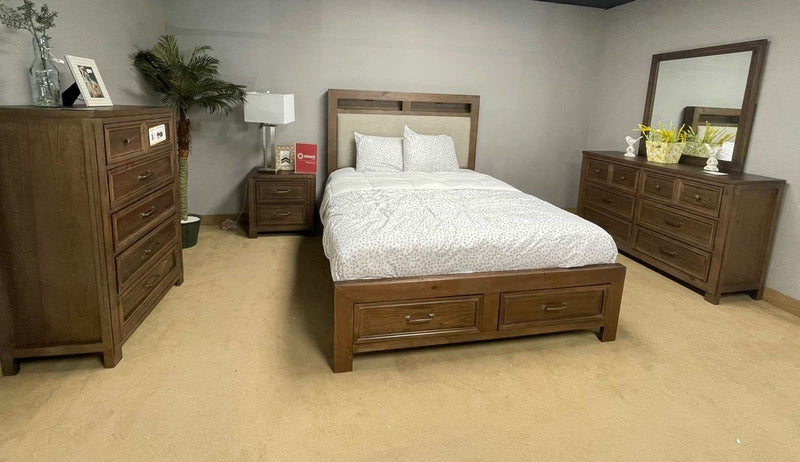 Tywyn - Dark Oak - Queen Bedroom Set / 5pc - Ornate Home