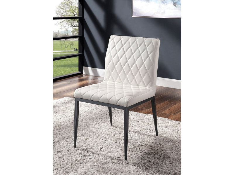 Alisha Black & White Dining Chair (Set of 2)