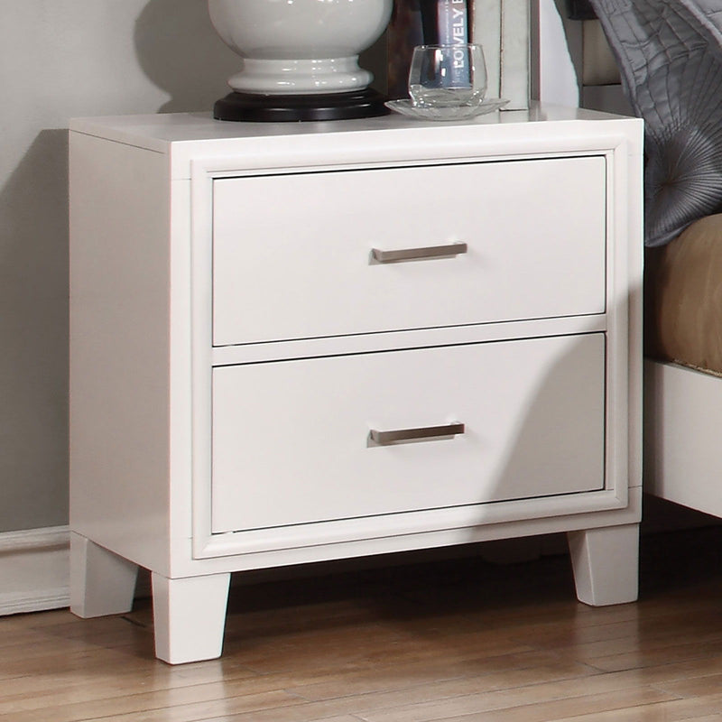 Enrico White Nightstand