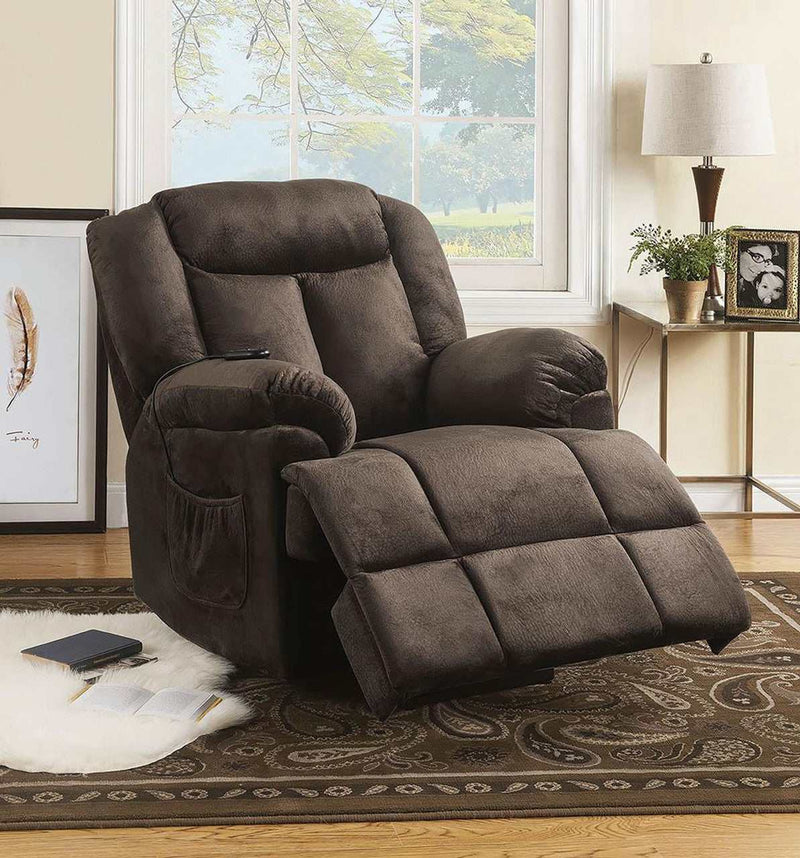 Finni - Chocolate - Power Lift Recliner - Ornate Home