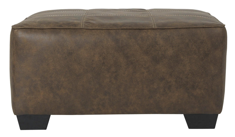 Abalone - Chocolate - Oversized Accent Ottoman - Ornate Home