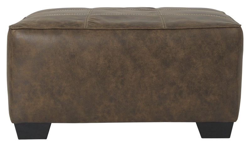 Abalone - Chocolate - Oversized Accent Ottoman - Ornate Home