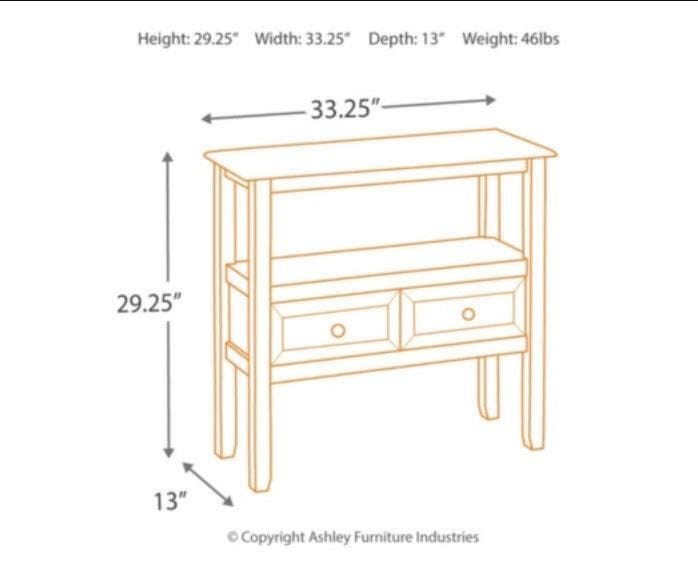 Abbonto - Warm Brown - Accent Table - Ornate Home