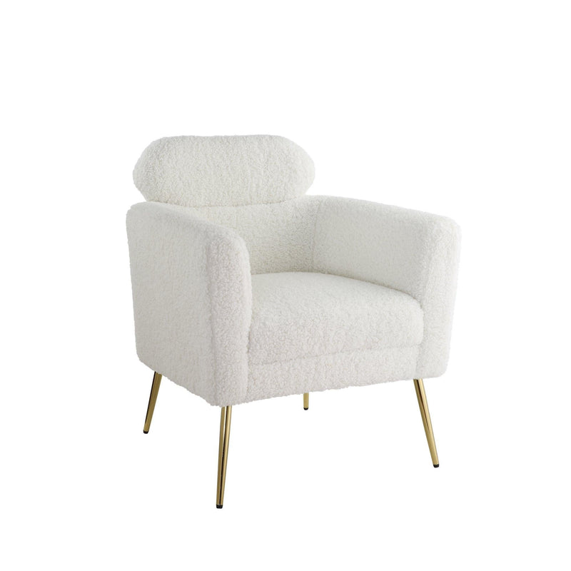 Connock - White Teddy Sherpa - Accent Chair - Ornate Home