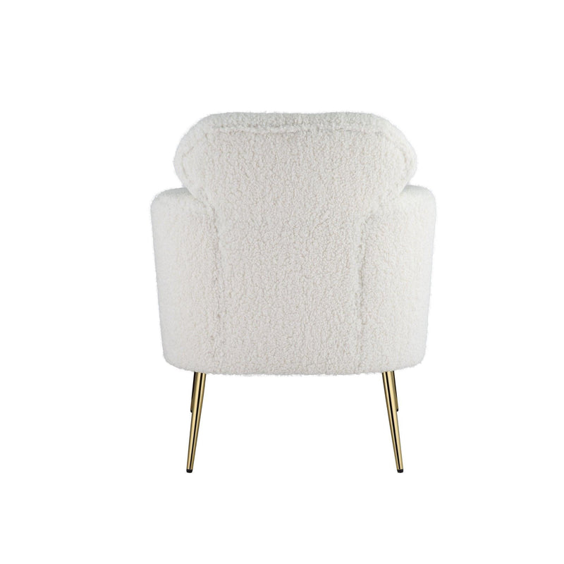 Connock - White Teddy Sherpa - Accent Chair - Ornate Home