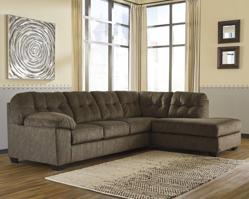 Accrington 2pc L Shape Sectional Sofa w/ Chaise - Ornate Home