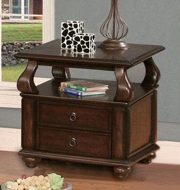 Acme Amado End Table in Espresso 80012 - Ornate Home