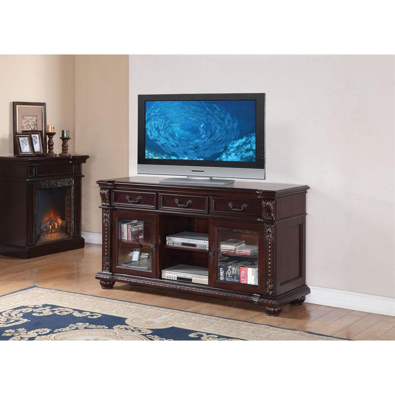 Acme Anondale TV Stand in Cherry 10321 - Ornate Home