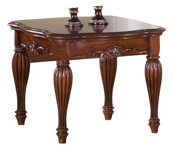 Acme Dreena End Table in Cherry 10291 - Ornate Home