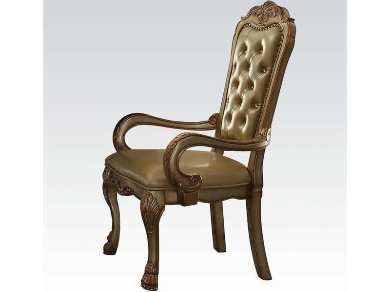 Dresden - Gold Patina & Bone - Armchair (Set of 2) - Ornate Home