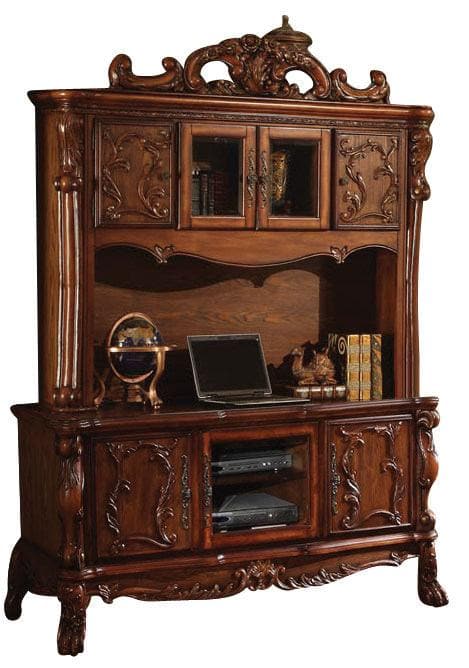 Acme Dresden Bookcase in Cherry Oak 12172 - Ornate Home