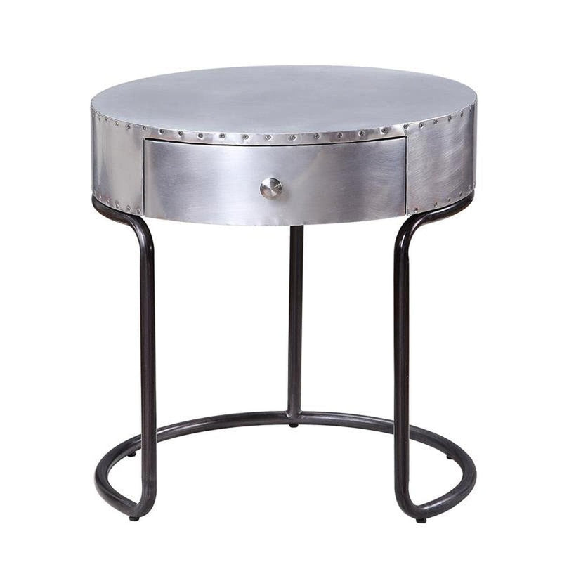 Acme Furniture Brancaster End Table in Aluminum 84882 - Ornate Home