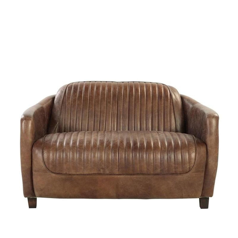 Acme Furniture Brancaster Loveseat in Retro Brown 53546 - Ornate Home