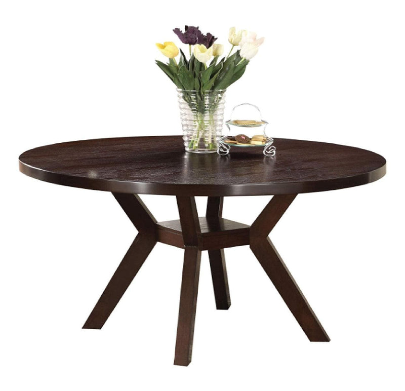 Drake Round Dining Table in Espresso 16250 - Ornate Home