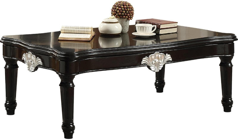 Acme Furniture Ernestine Coffee Table in Black 82110 - Ornate Home