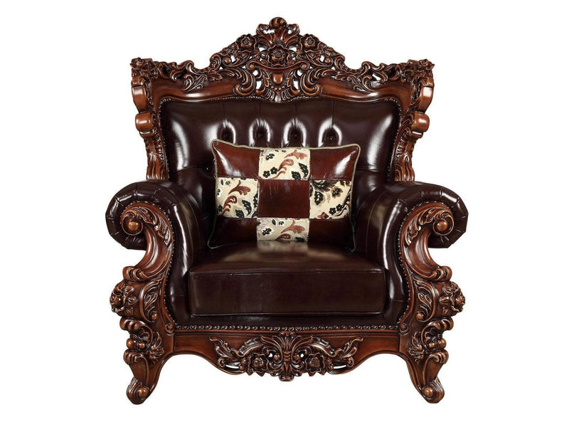 Acme Furniture Forsythia Chair in Espresso 53072 - Ornate Home