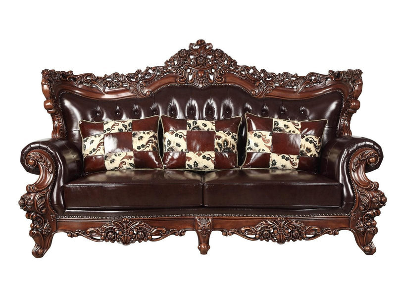 Acme Furniture Forsythia Sofa in Espresso 53070 - Ornate Home