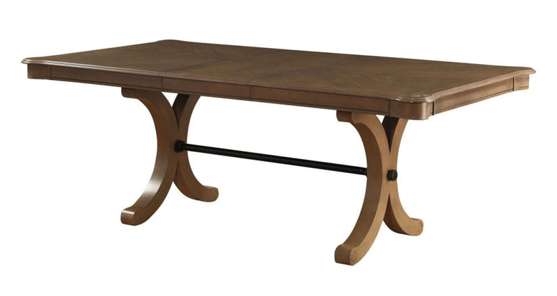 Acme Furniture Harald Rectangular Dining Table in Gray Oak 71765 - Ornate Home