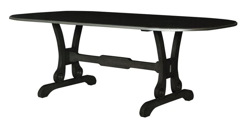 House Beatrice Dining Table in Charcoal 68810 - Ornate Home