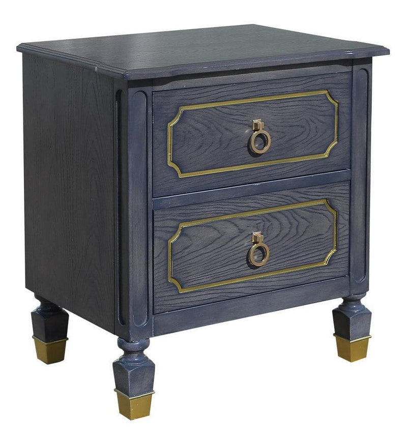 Acme Furniture House Marchese 2-Drawer Nightstand in Tobacco 28903 - Ornate Home