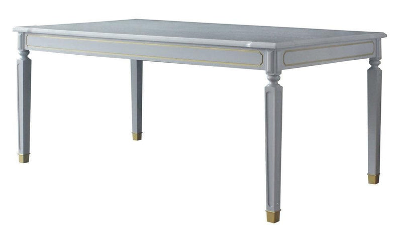 Acme Furniture House Marchese Dining Table in Pearl Gray 68860 - Ornate Home