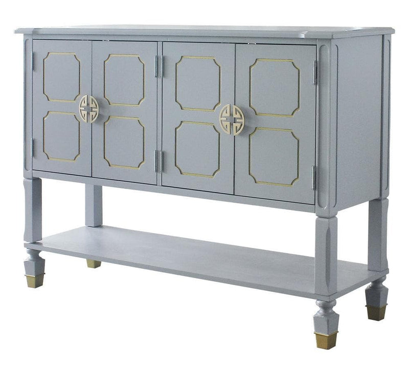 Acme Furniture House Marchese Server in Pearl Gray 68864 - Ornate Home