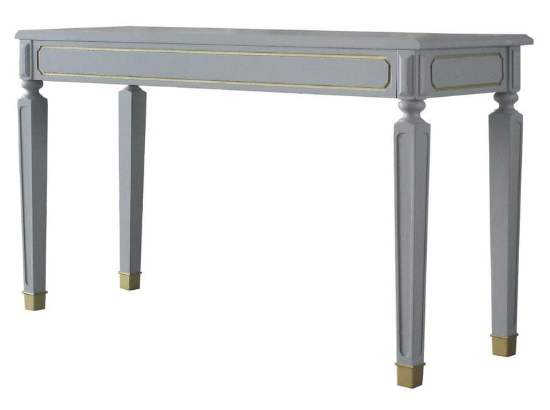 Acme Furniture House Marchese Sofa Table in Pearl Gray 88868 - Ornate Home