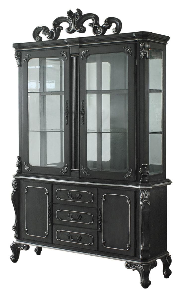 Acme Furniture Hutch and Buffet in Charcoal 68834 - Ornate Home