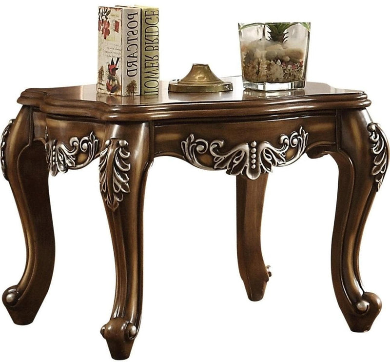 Acme Furniture Latisha End Table in Antique Oak 82117 - Ornate Home