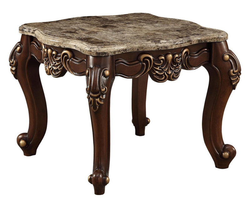 Acme Furniture Mehadi End Table in Walnut 81697 - Ornate Home