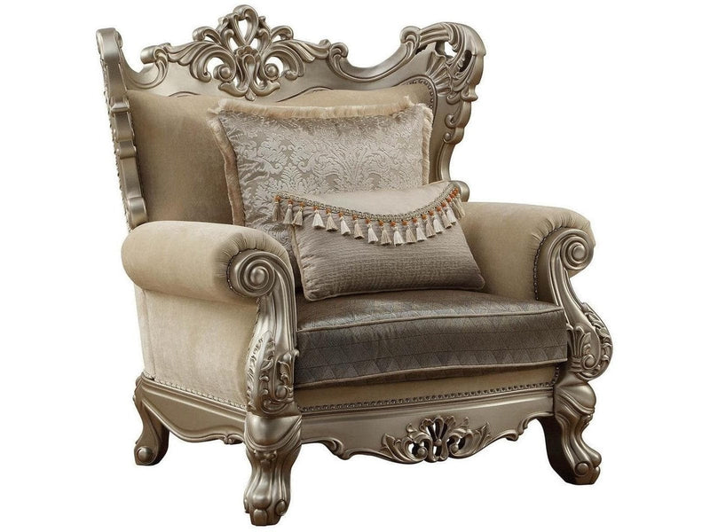 Acme Furniture Ranita Chair in Champagne 51042 - Ornate Home