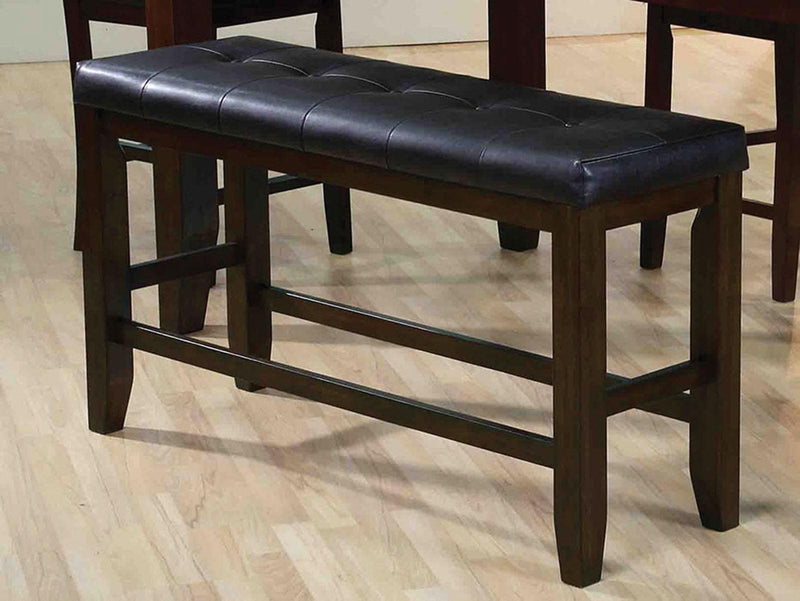 Urbana Bench in Black and Espresso 74625 - Ornate Home