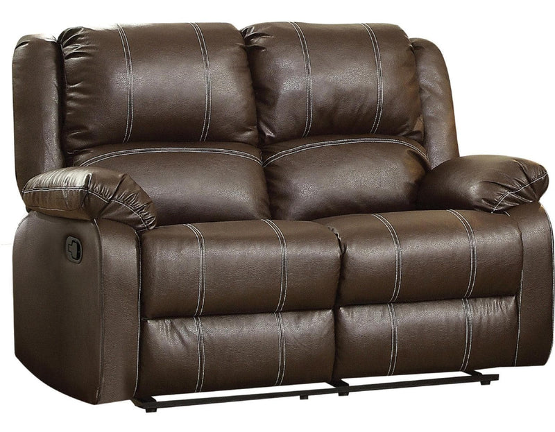 Zuriel Motion Loveseat in Brown 52281 - Ornate Home