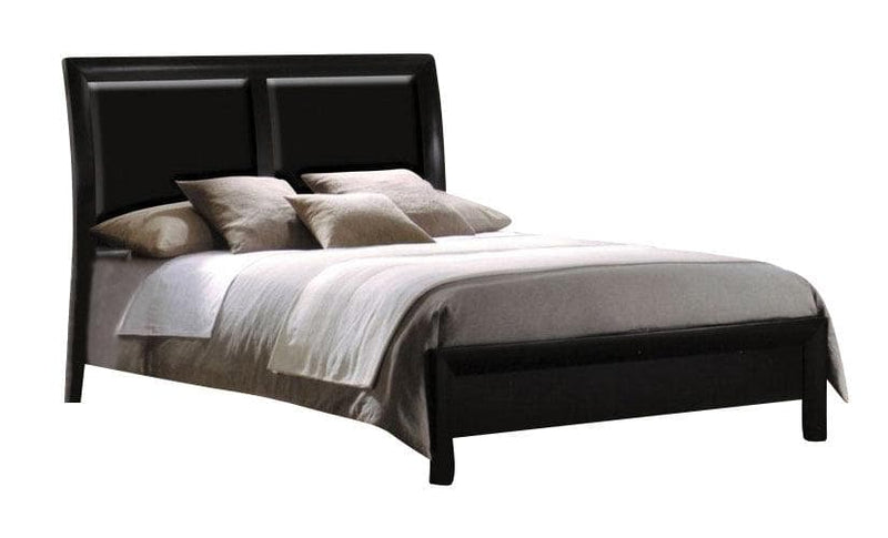 Acme Ireland Bycast California King Platform Bed in Black 04151CK - Ornate Home