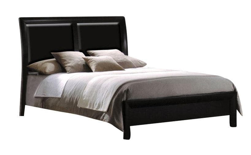 Acme Ireland Bycast Eastern King Platform Bed in Black 04152EK - Ornate Home