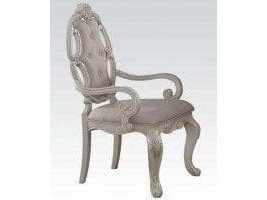 Acme Ragenardus Arm Chair in Antique White (Set of 2) 61283 - Ornate Home