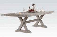 Rocky Rectangular Dining Table in Gray Oak 72860 - Ornate Home