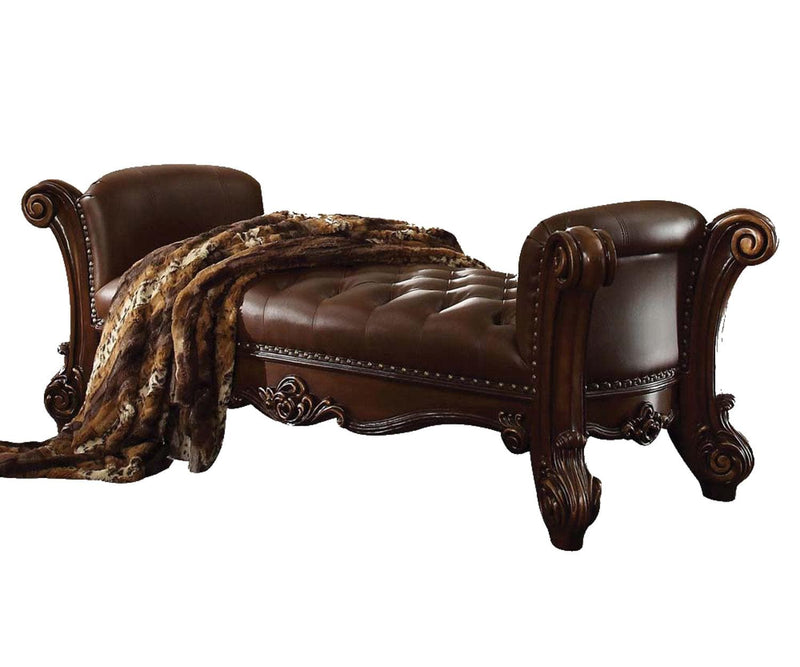 Acme Vendome Bench in Cherry 96490 - Ornate Home